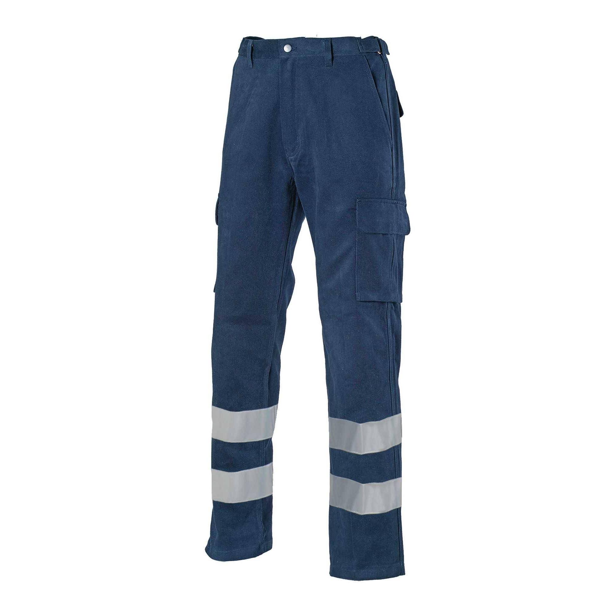 Pantalone da lavoro 100% cotone Alta visibilit� Multitasche Logica 8030K4AID-L
