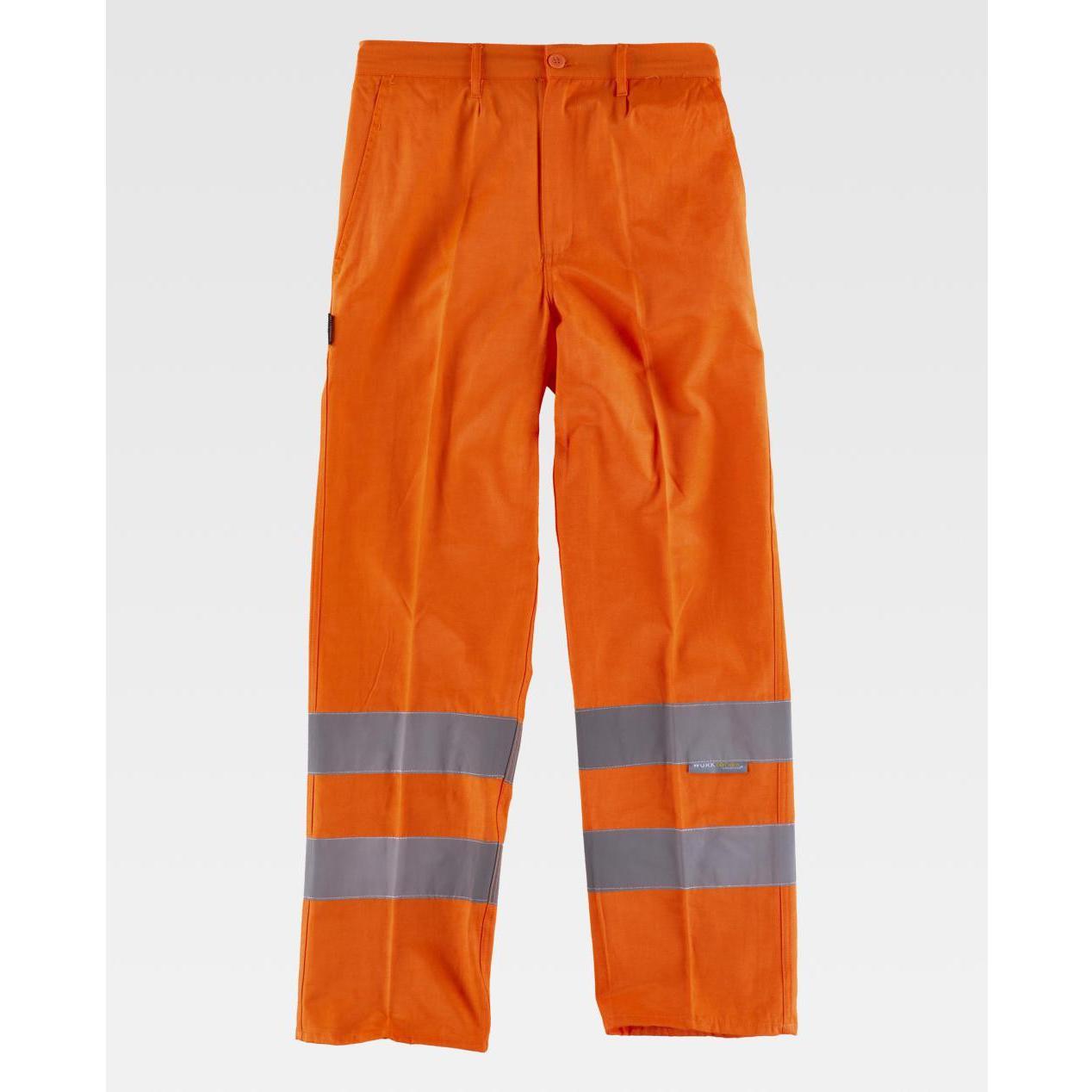Pantalone da Lavoro Alta Visibilit� con Bande Rinfrangenti C3915 - Workteam