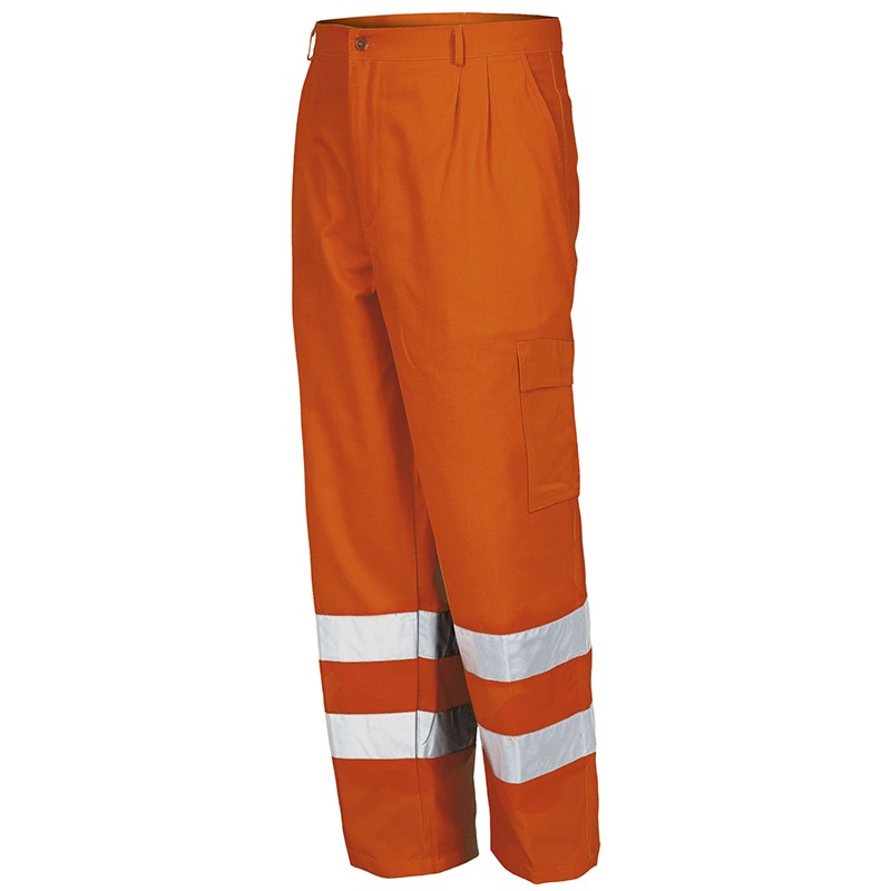 Pantalone da Lavoro Alta Visibilit� Multitasche Issa Line AV 8430N
