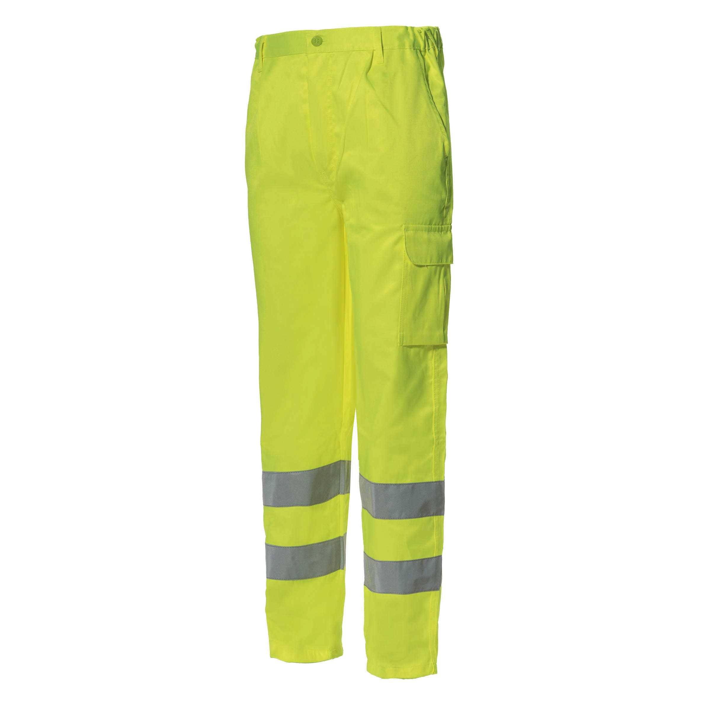 Pantalone da lavoro alta visibilit� multitasche Logica 830HV/G-L