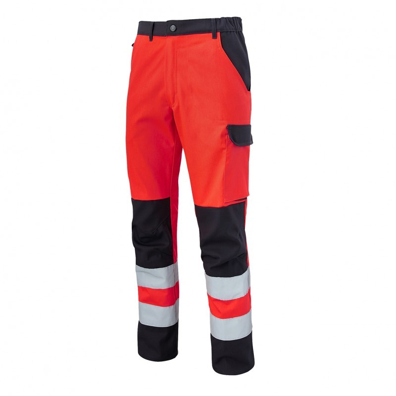 Pantalone da Lavoro Alta Visibilit� Multitasche Molinel Fluopro FLUOPN72ASJ/MA