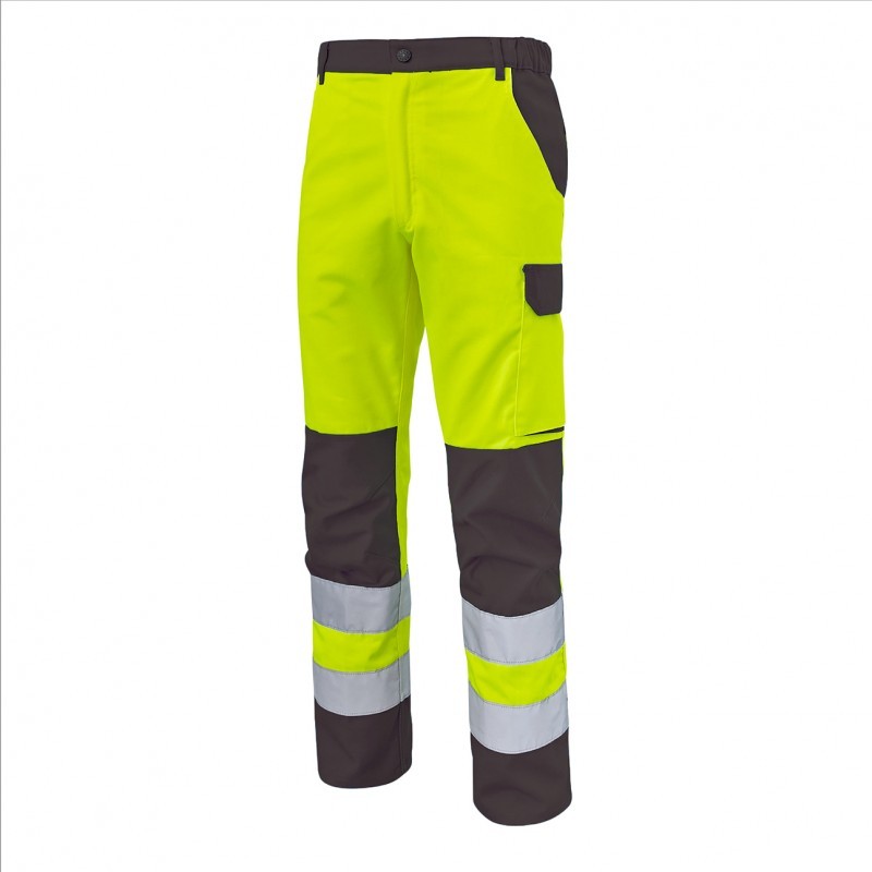 Pantalone da Lavoro Alta Visibilit� Multitasche Molinel Fluopro FLUOPN72ASJ/MA