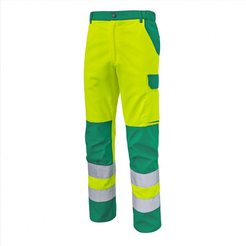 Pantalone da Lavoro Alta Visibilit� Multitasche Molinel Fluopro FLUOPN72ASJ/MA