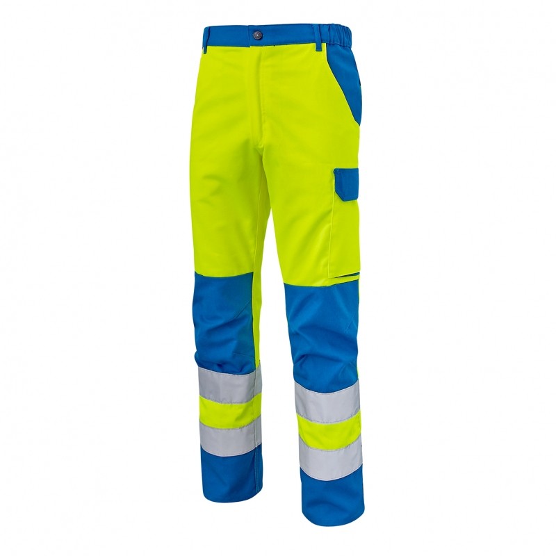 Pantalone da Lavoro Alta Visibilit� Multitasche Molinel Fluopro FLUOPN72ASJ/MA