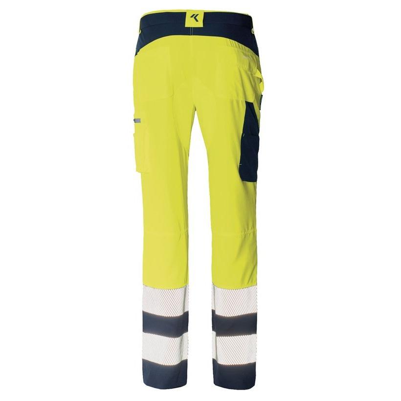 Pantalone da Lavoro Alta Visibilit� Multitasche Stretch Issa Line Softshell HI-VI 8450B