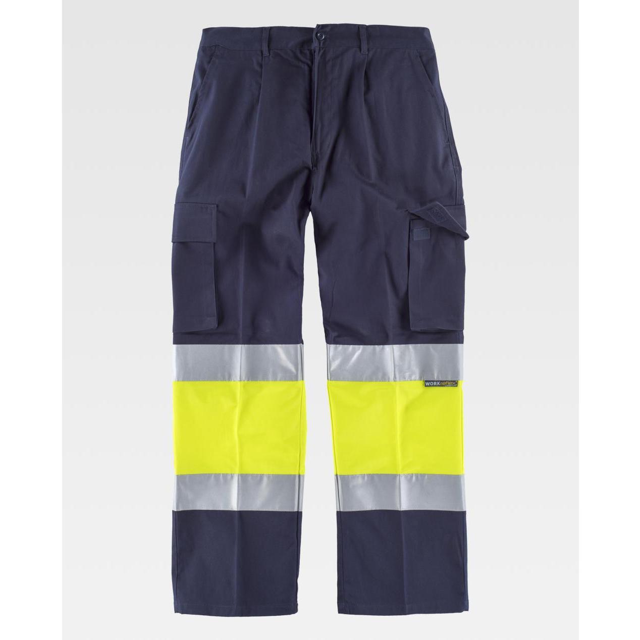 Pantalone da Lavoro Combinato Alta Visibilit� C4019 - Workteam