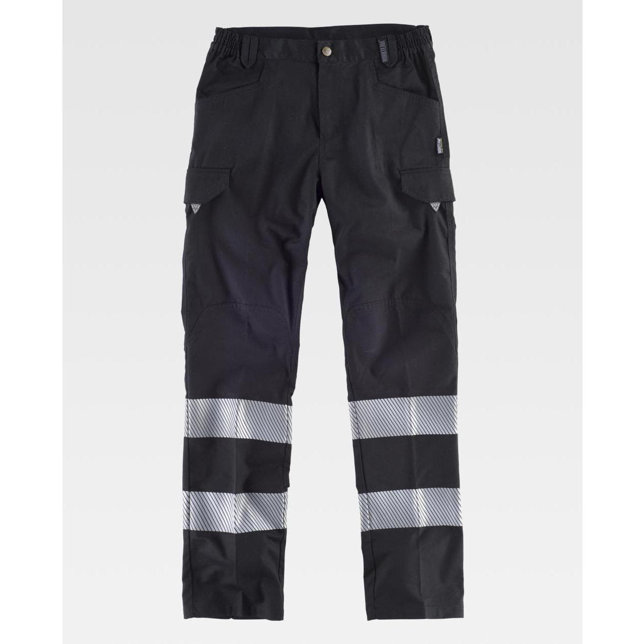 Pantalone da Lavoro con Bande Riflettenti Alta Visibilit� C2717 - Workteam