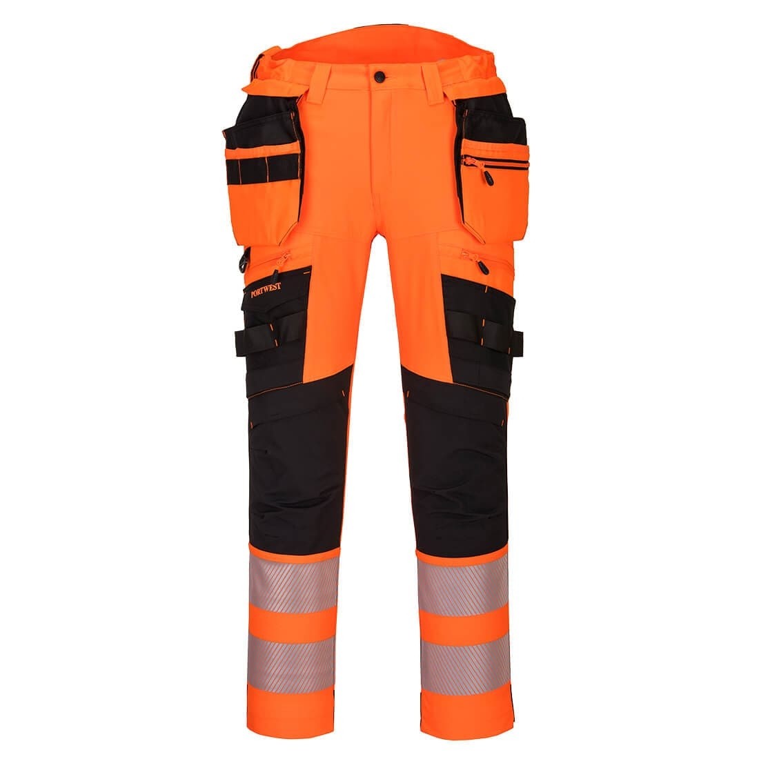 Pantalone da Lavoro con tasca Holster staccabile Alta Visibilita Portwest DX442