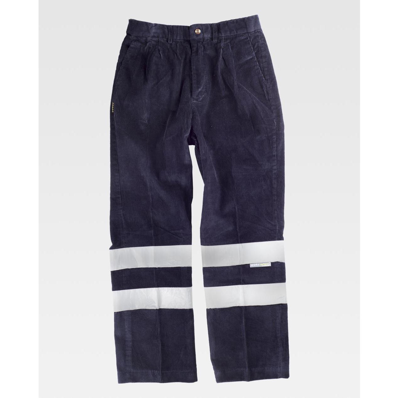 Pantalone da Lavoro di Velluto a Coste S7016 - Workteam