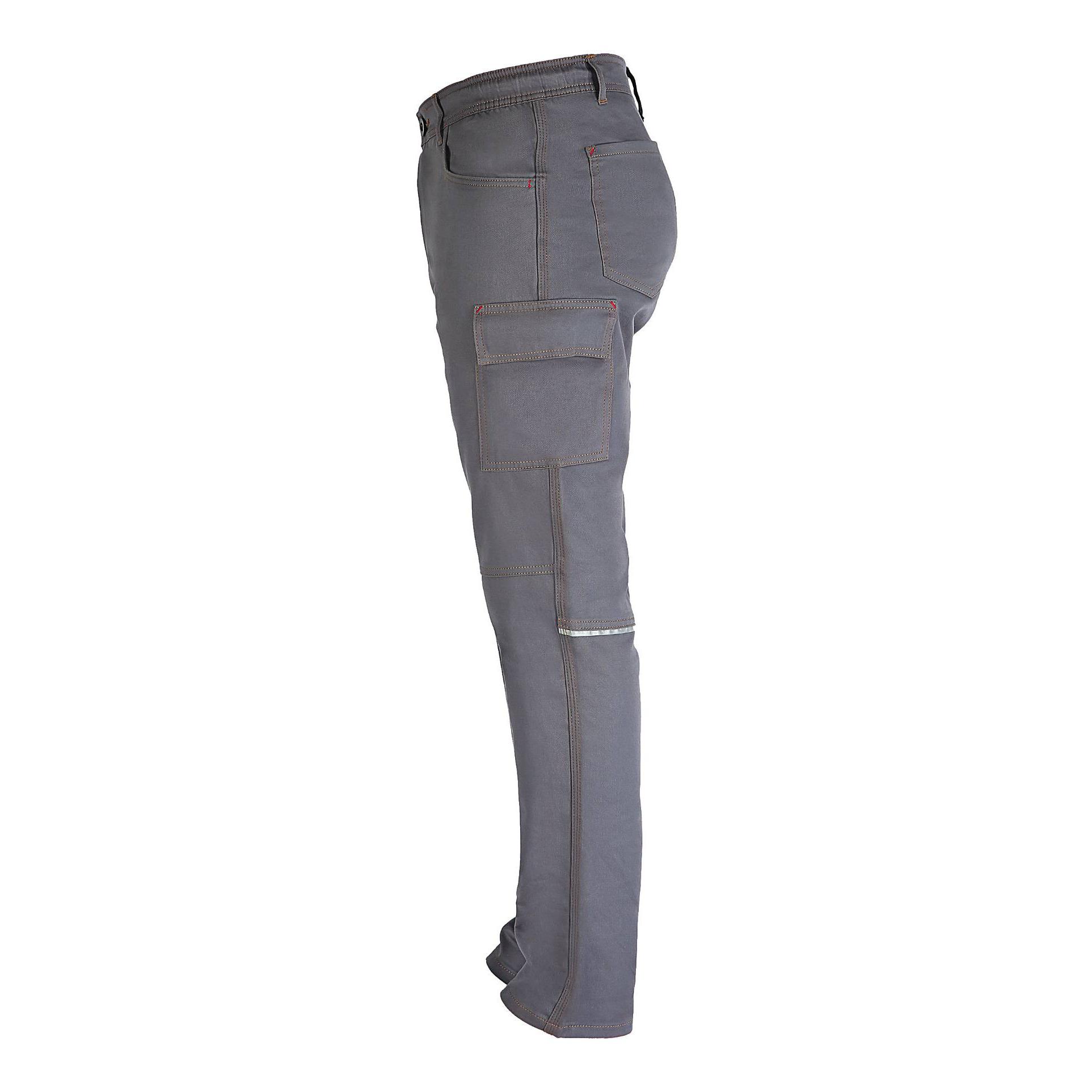 Pantalone da Lavoro Multitasche 100% Cotone Professional Slim Fit