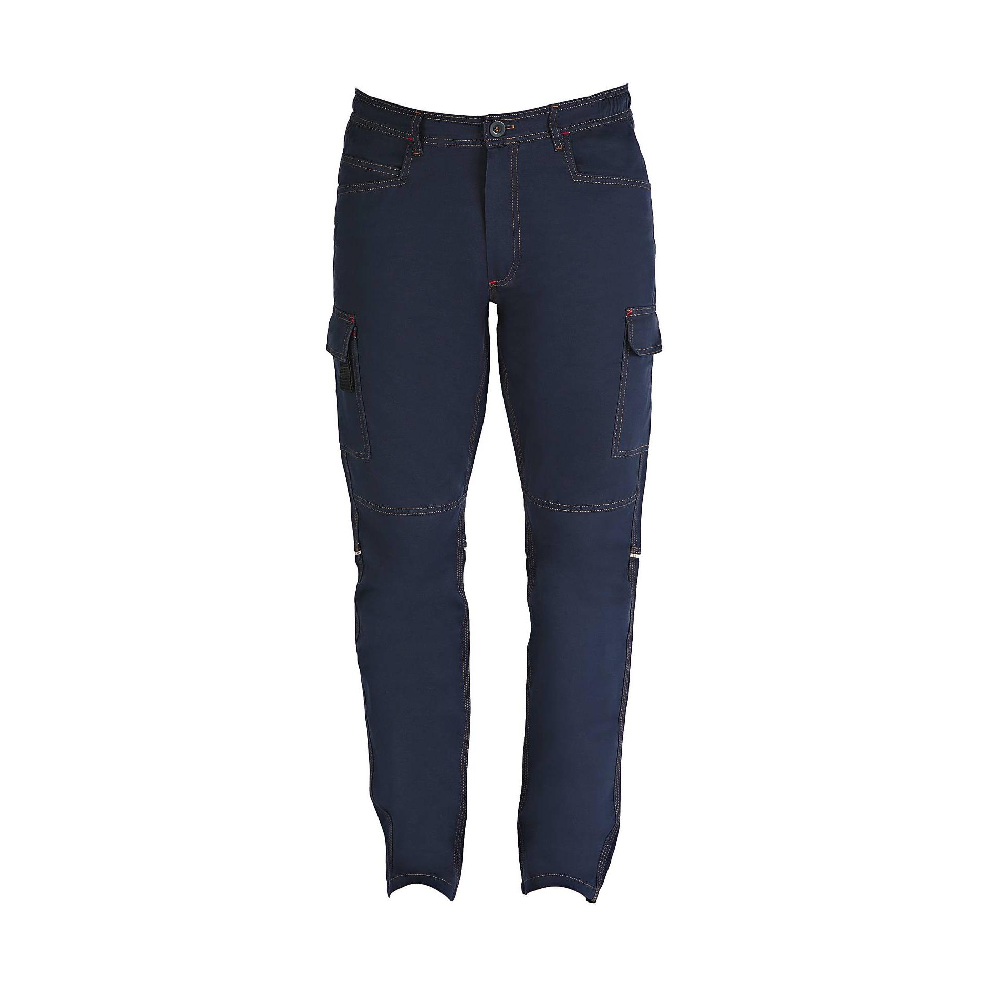 Pantalone da Lavoro Multitasche 100% Cotone Professional Slim Fit