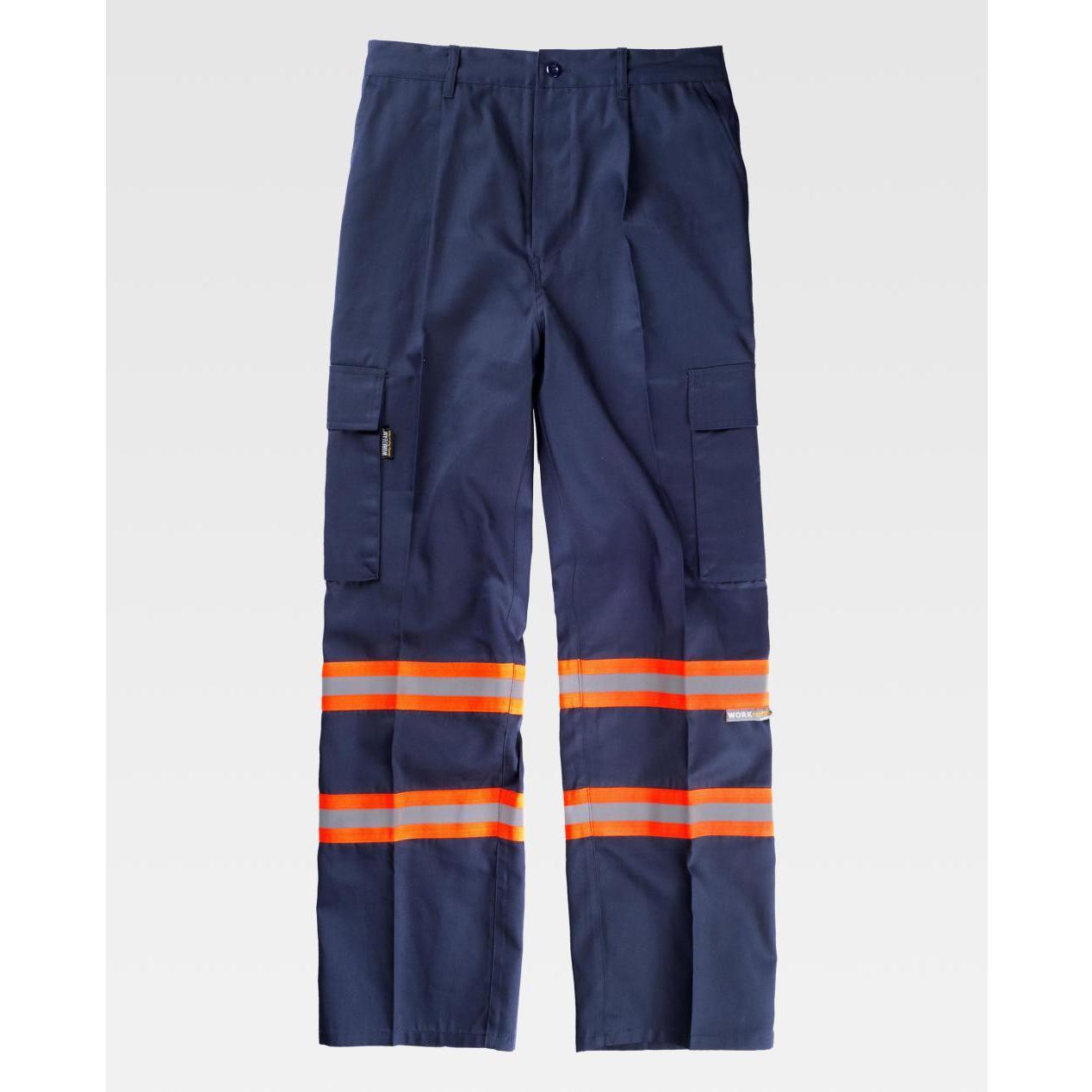 Pantalone da Lavoro Multitasche Alta Visibilit� B1436 - Workteam