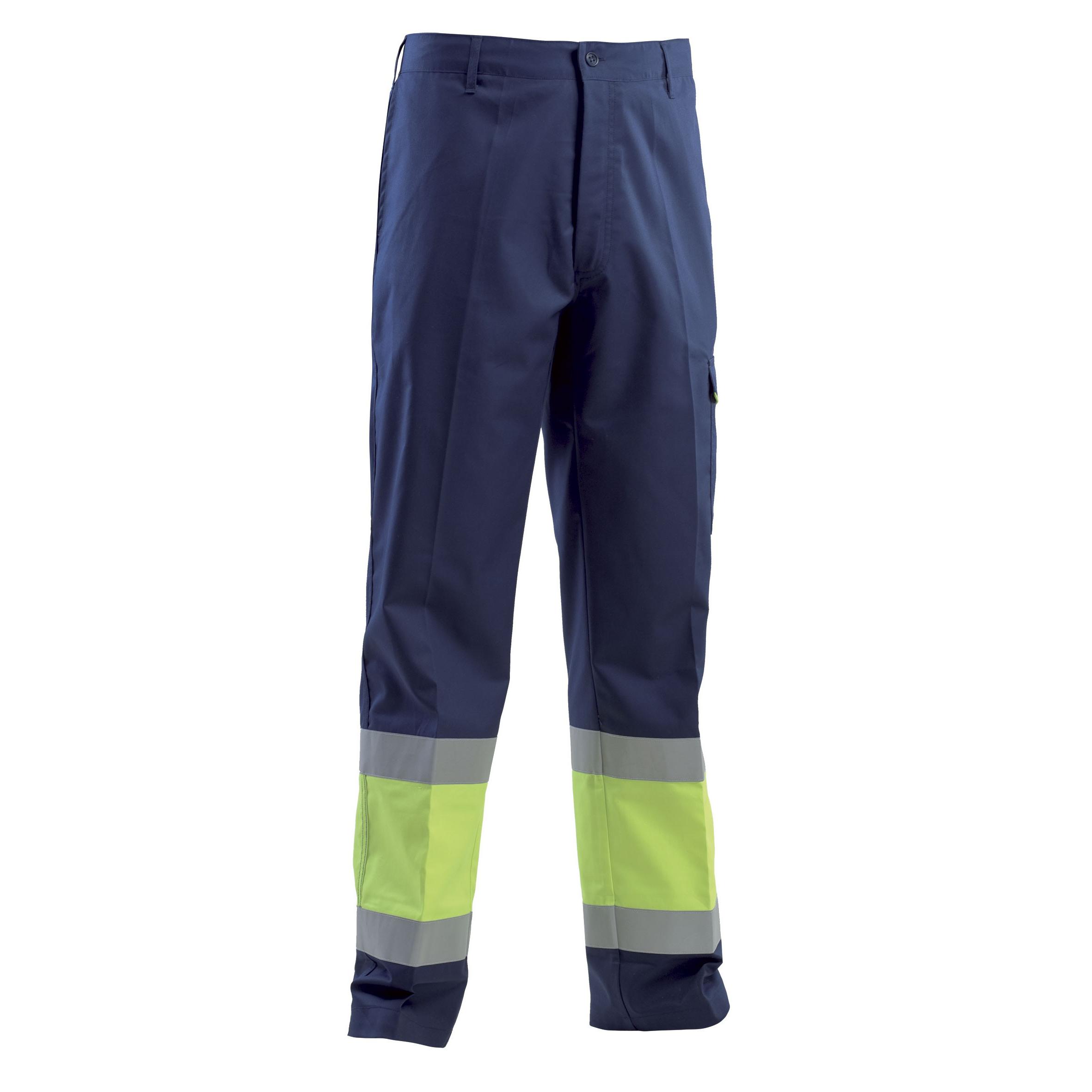 Pantalone da Lavoro Multitasche Alta visibilit� Ignifugo Antistatico Pentavalente P&P Loyal AVI02 537