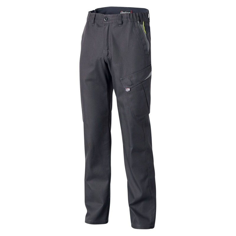 Pantalone da Lavoro Multitasche Metal Free Molinel Lemon Shake 0821.2667.159