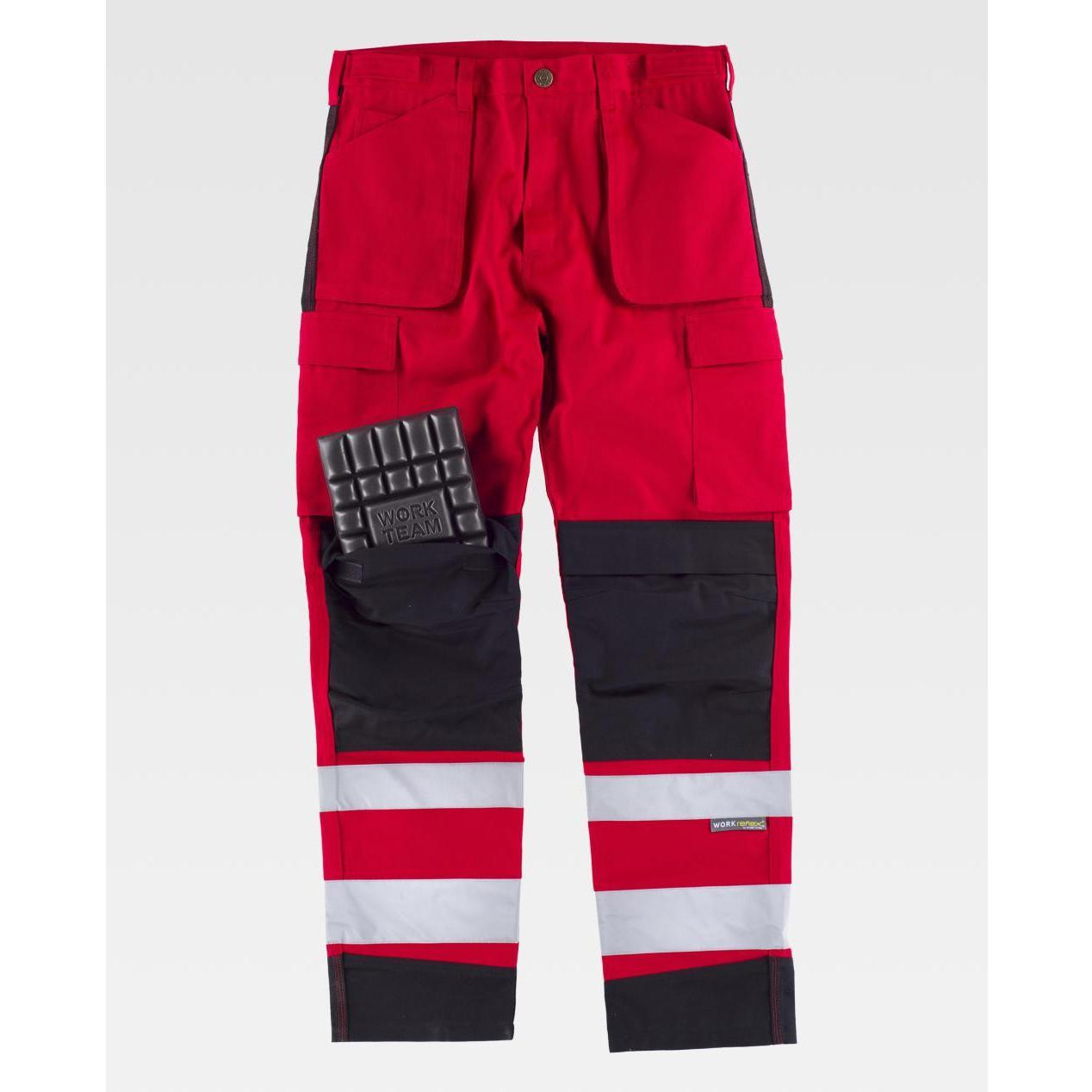 Pantalone da Lavoro Multitasche Stretch Alta Visibilit� C2913 - Workteam