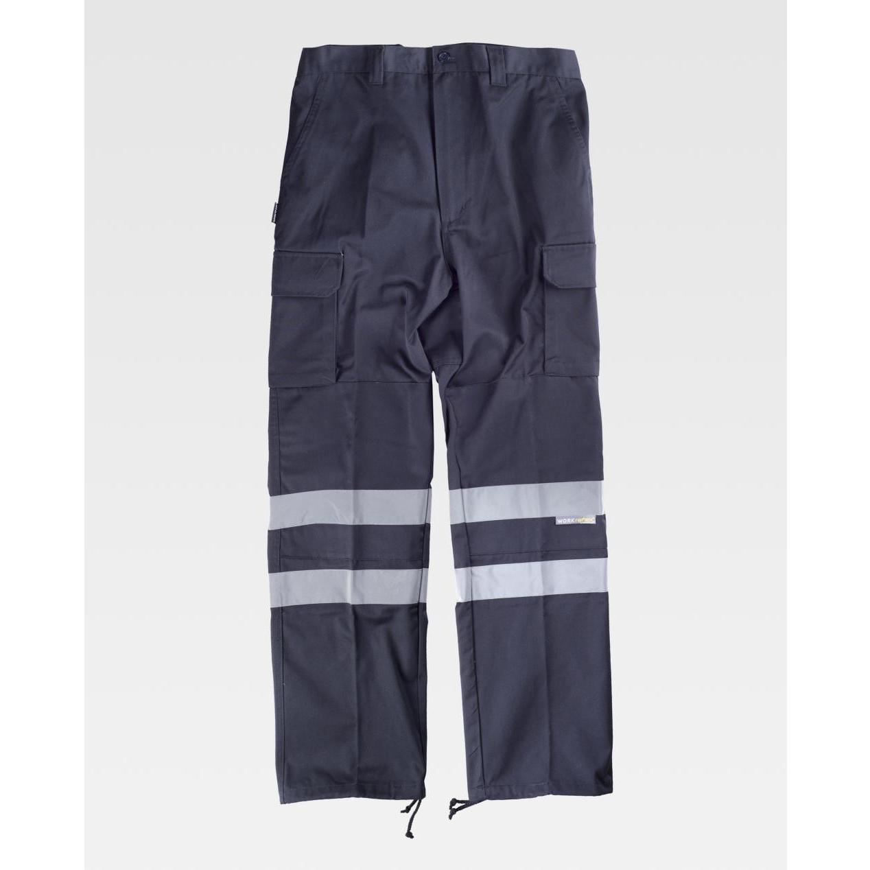 Pantalone da Lavoro Rinforzati con Bande C4016 - Workteam