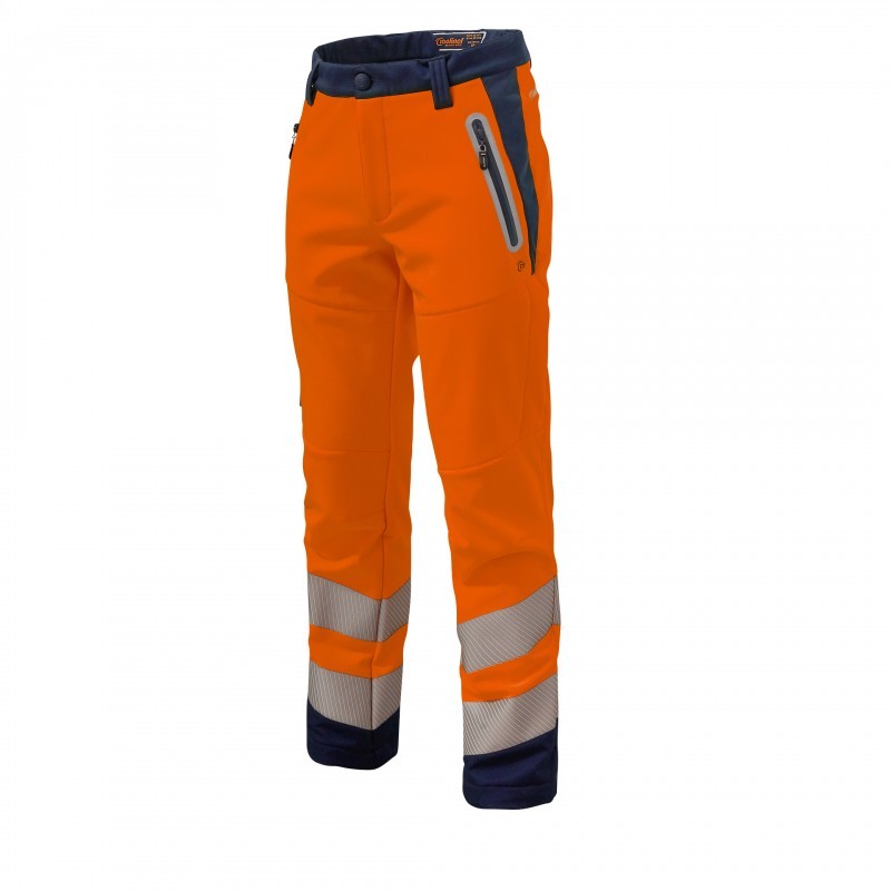 Pantalone da Lavoro Softshell Alta Visibilit� Stretch Multitasche Molinel Luklight 0794.9999.065