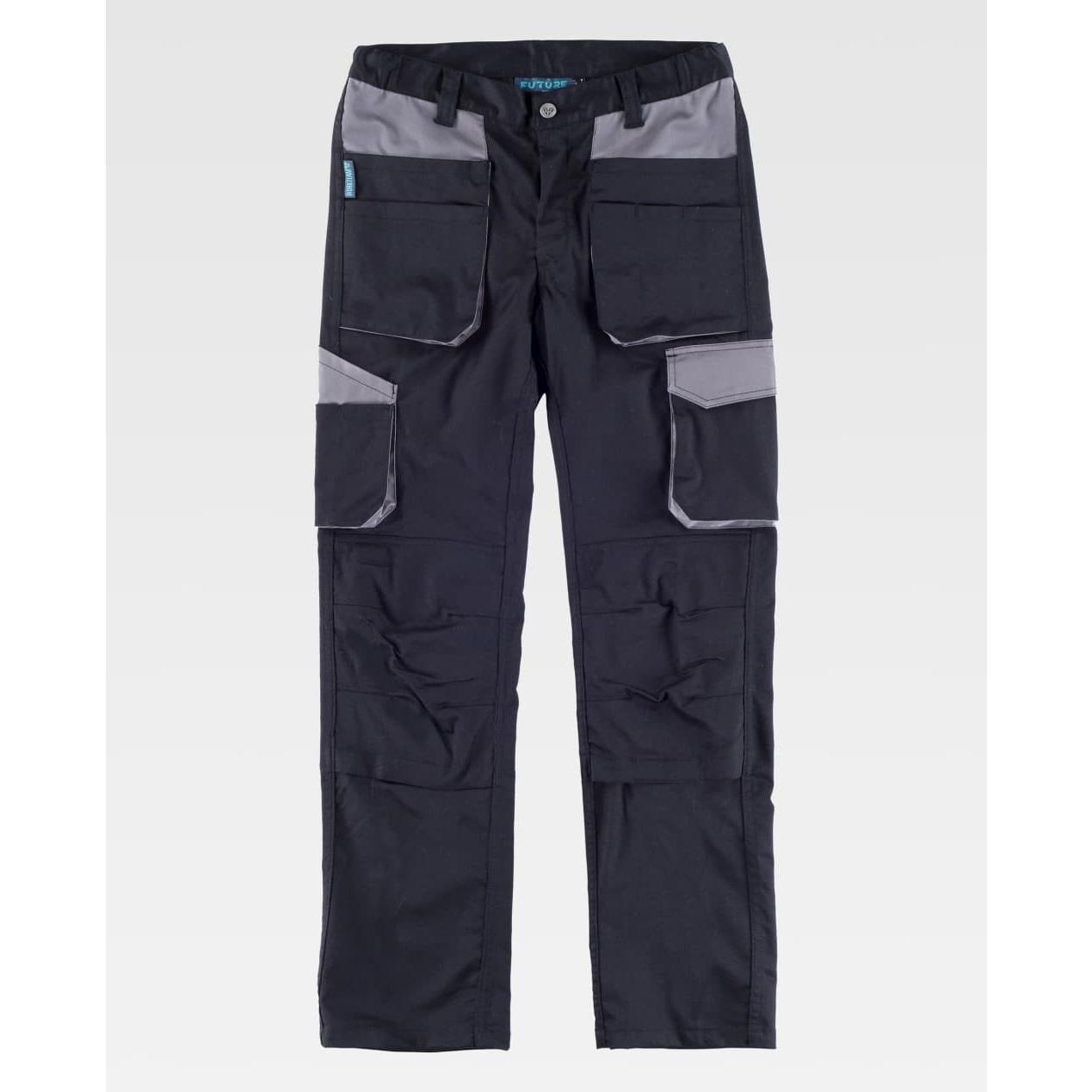 Pantalone da Lavoro Workteam Multitasche Stretch WF2650