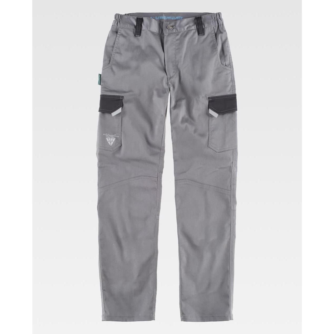 Pantalone da Lavoro Workteam Stretch Multitasche WF2855