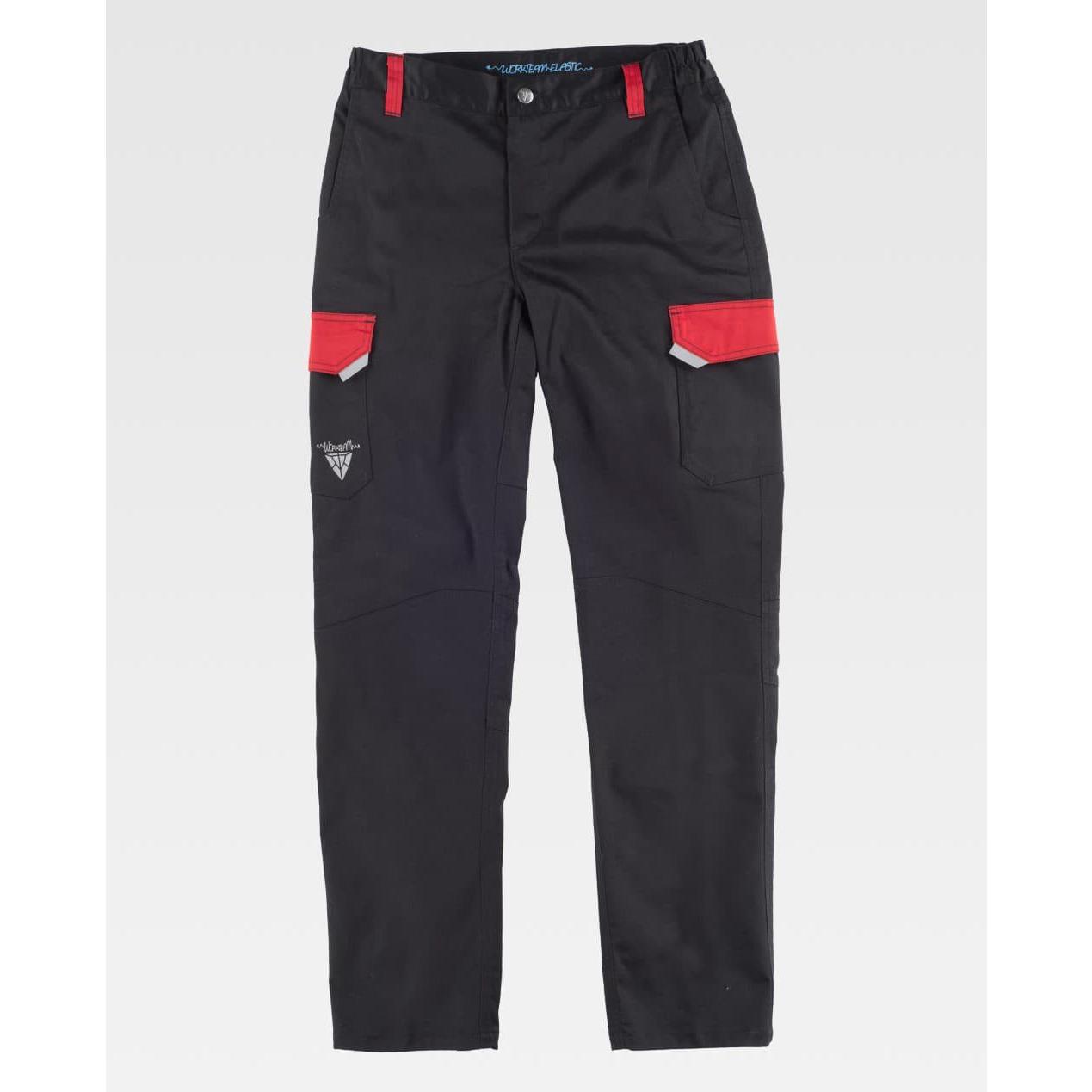 Pantalone da Lavoro Workteam Stretch Multitasche WF2855