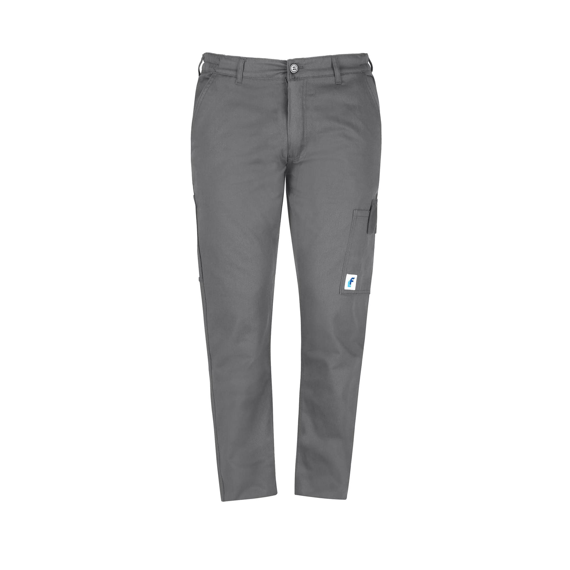 Pantalone Economico Grigio Multitasche Cotone 100% Massaua