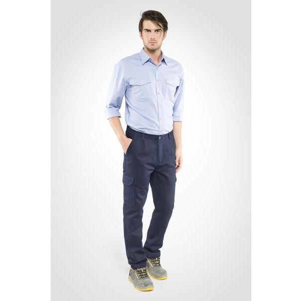 Pantaloni da Lavoro 100% Cotone Multitasche Sottozero Kryos 20595