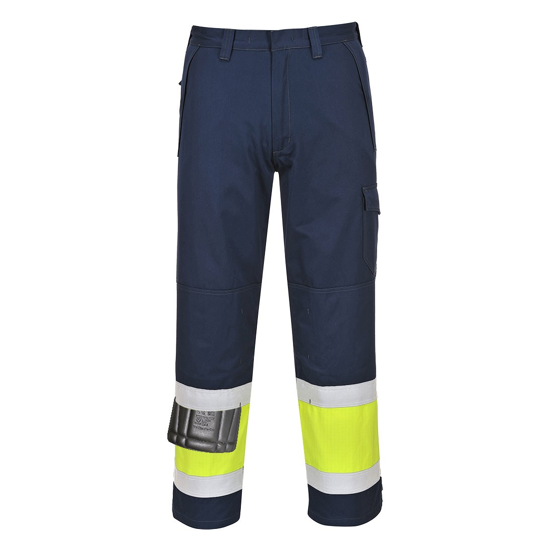 Pantaloni da Lavoro Alta Visibilit� Impermeabile Ignifugo Multitasche Modaflame Portwest MV26