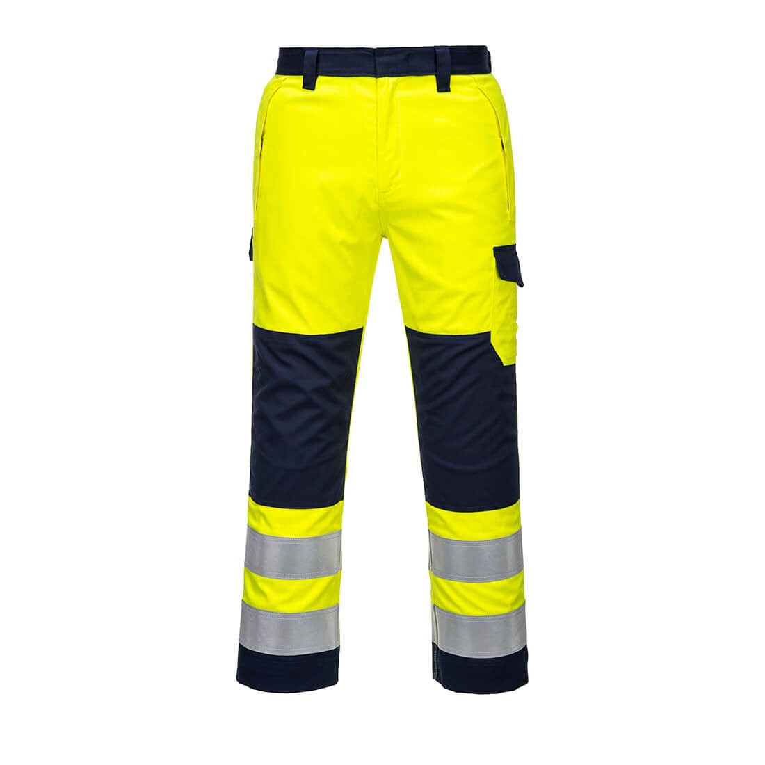 Pantaloni da Lavoro Alta Visibilit� Impermeabile Ignifugo Multitasche Modaflame Portwest MV46