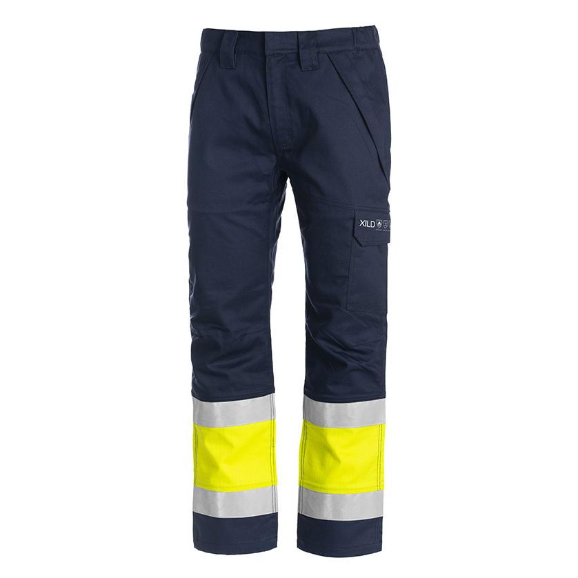 Pantaloni da Lavoro Alta Visibilit� Multinorma Multitasche Antistatico Ignifugo Sottozero Xild X300