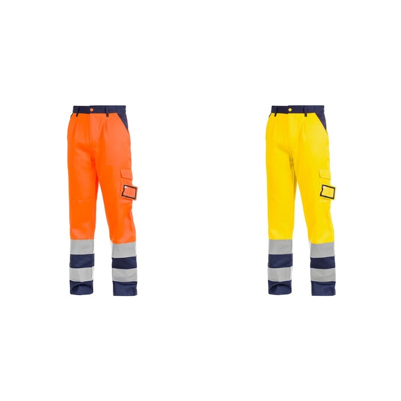 Pantaloni da Lavoro Alta Visibilit� Multitasche Bicolore Sottozero 2560