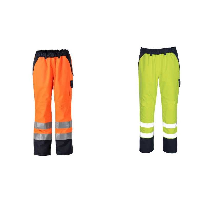 Pantaloni da Lavoro Alta Visibilit� Multitasche Impermeabile Linz Mascot 07090-880