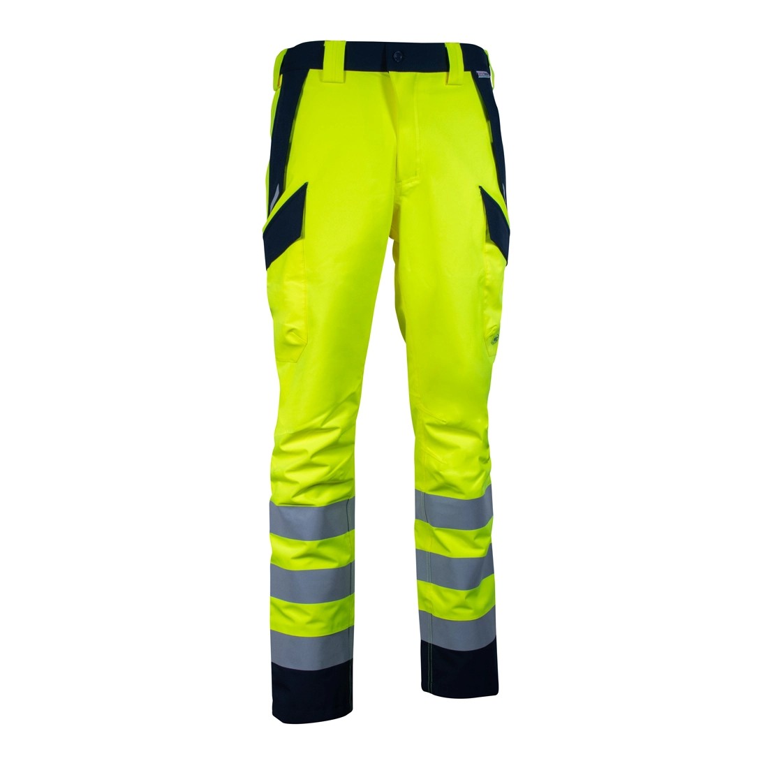 Pantaloni da Lavoro Alta Visibilit� Multitasche Impermeabili Stretch Cofra Alumbres V636-0
