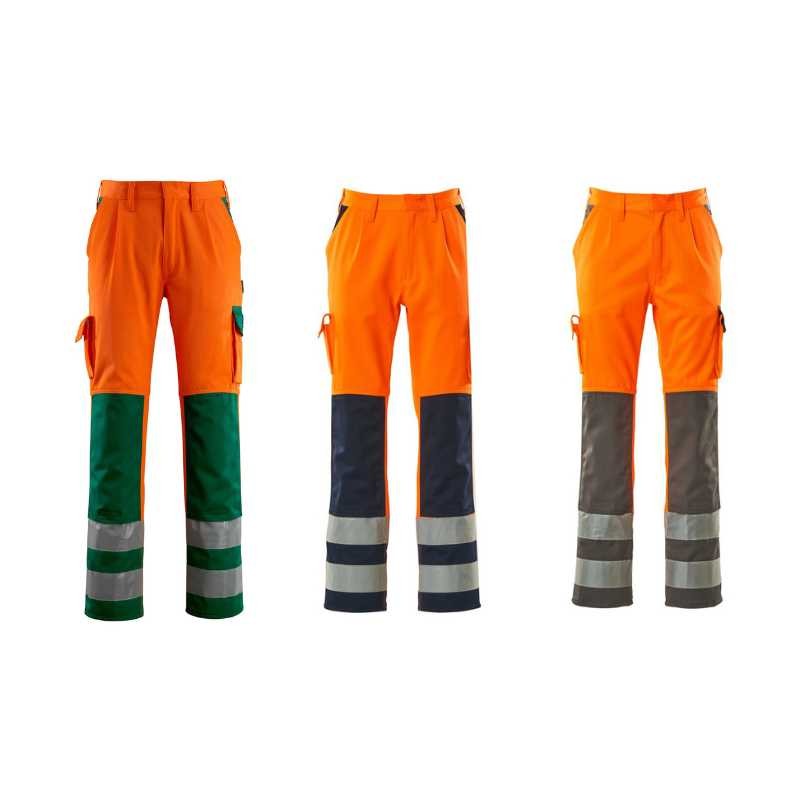 Pantaloni da Lavoro Alta Visibilit� Multitasche Olinda Mascot 07179-860