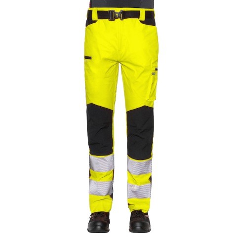 Pantaloni Da Lavoro Alta Visibilit� Multitasche Stretch Issa Line Extreme Hi Vis 8450NB