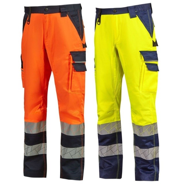 Pantaloni da Lavoro Alta Visibilit� Multitasche Stretch U-Power Thunder WHL380