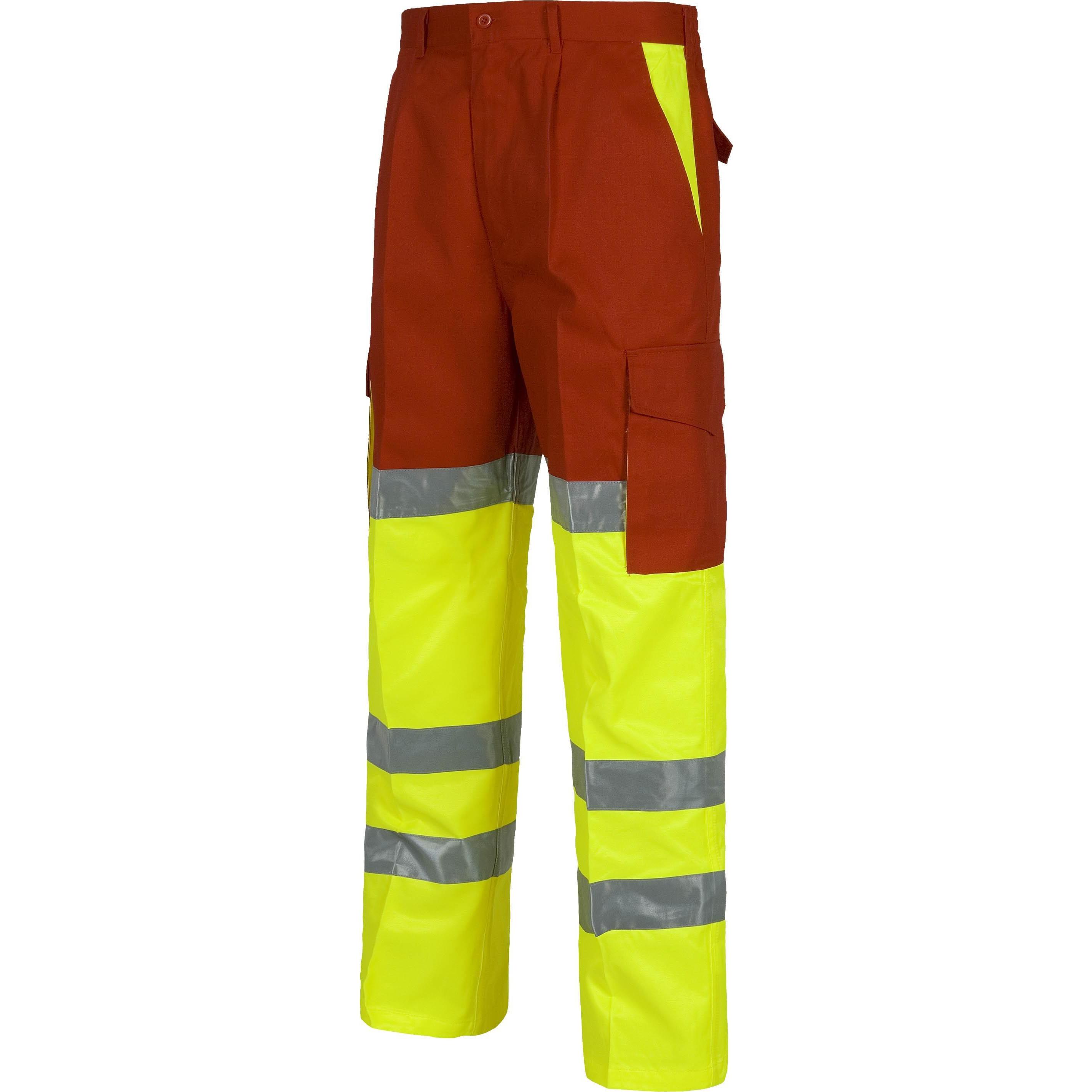 Pantaloni da lavoro Alta visibilit� rinforzati - Workteam C3314