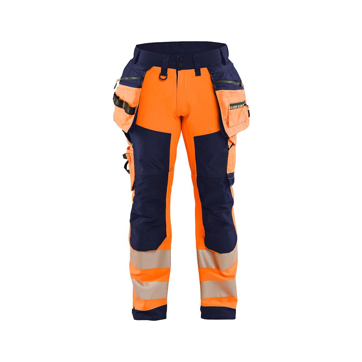 Pantaloni da Lavoro Alta Visibilit� Stretch Impermeabile Multitasche Blaklader Softshell 182025133389C50