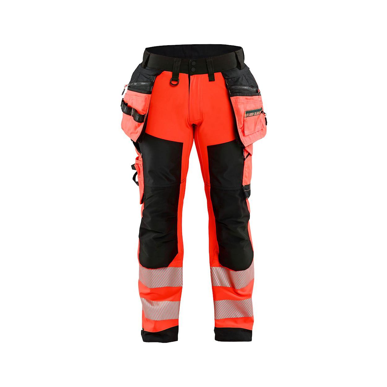 Pantaloni da Lavoro Alta Visibilit� Stretch Impermeabile Multitasche Blaklader Softshell 182025133389C50