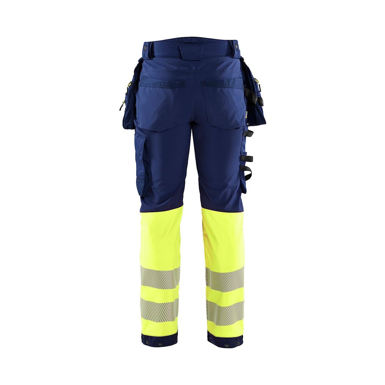 Pantaloni da Lavoro Alta Visibilit� Stretch Impermeabile Multitasche Blaklader Softshell 182125138933C50
