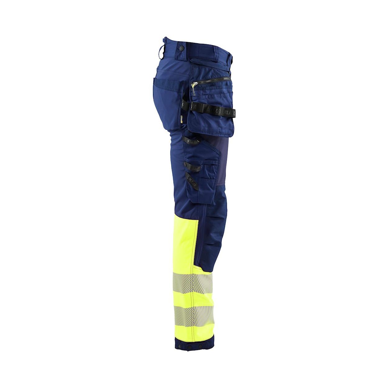 Pantaloni da Lavoro Alta Visibilit� Stretch Impermeabile Multitasche Blaklader Softshell 182125138933C50