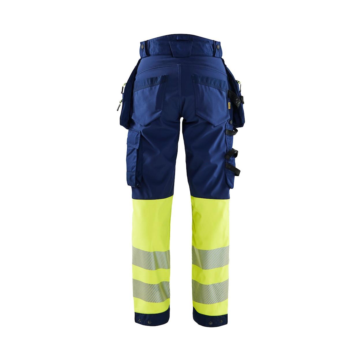 Pantaloni da Lavoro Alta Visibilit� Stretch Impermeabile Multitasche Blaklader Softshell Donna 711425138933C42