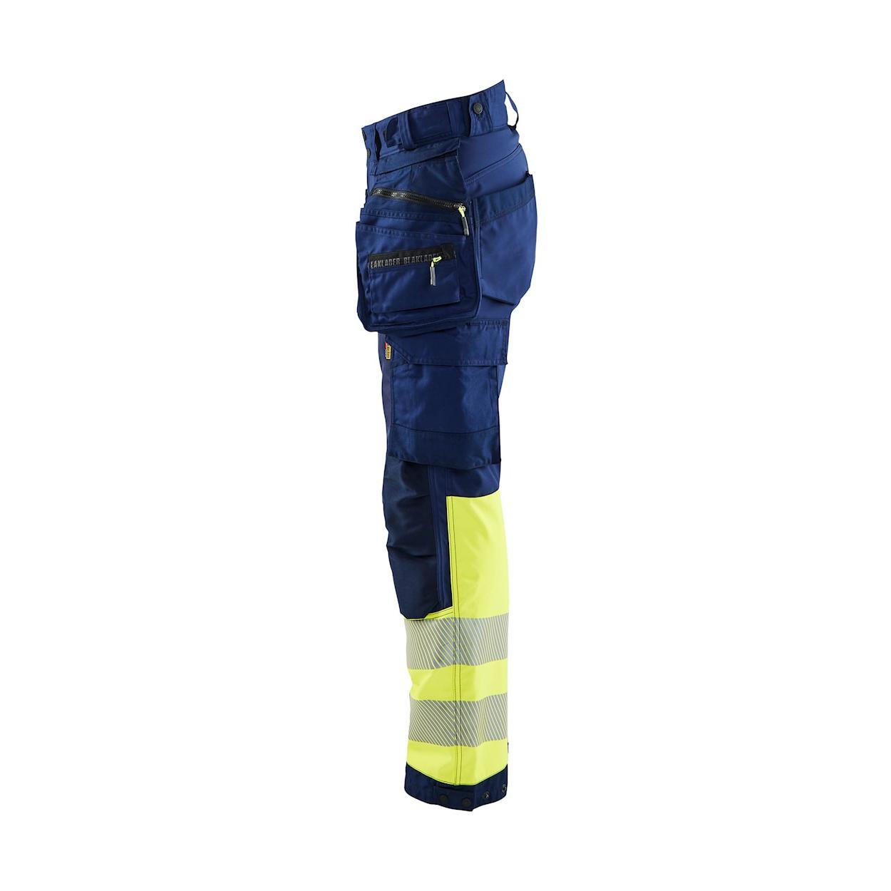 Pantaloni da Lavoro Alta Visibilit� Stretch Impermeabile Multitasche Blaklader Softshell Donna 711425138933C42
