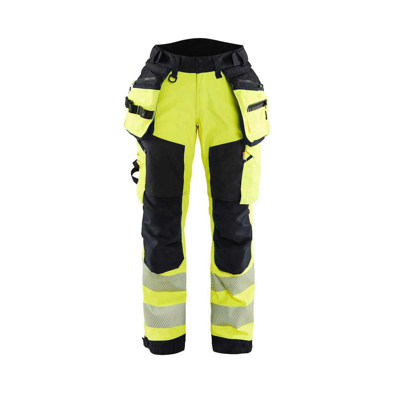 Pantaloni da Lavoro Alta Visibilit� Stretch Impermeabile Multitasche Blaklader Softshell Donna 711825133389C42