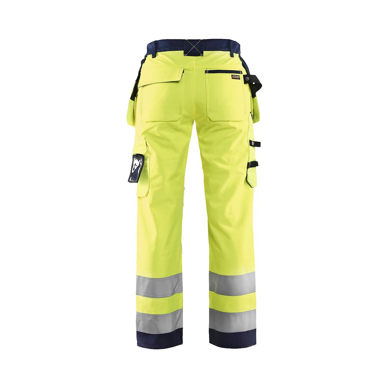 Pantaloni da Lavoro Alta Visibilit� Stretch Impermeabile Multitasche Blaklader Softshell Donna 716725173389C42