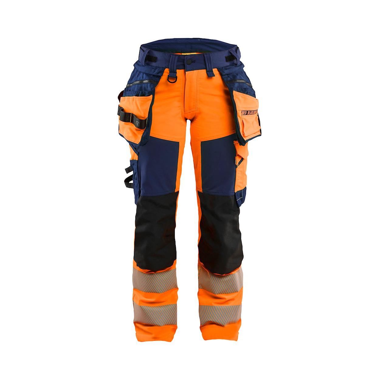 Pantaloni da Lavoro Alta Visibilit� Stretch Multitasche Blaklader 4-Vie Donna 702216483389C42