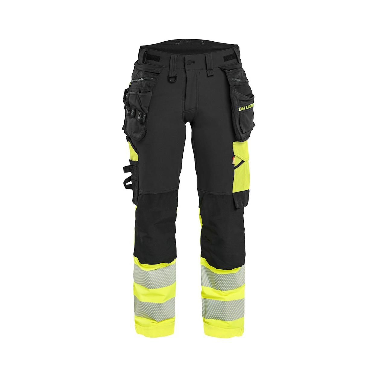 Pantaloni da Lavoro Alta Visibilit� Stretch Multitasche Blaklader 4-Vie Donna 702516488933C42