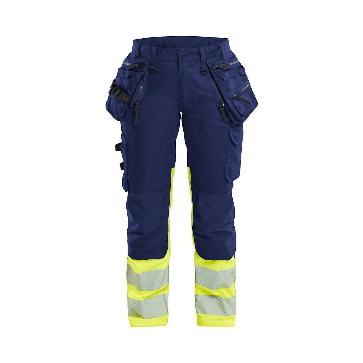Pantaloni da Lavoro Alta Visibilit� Stretch Multitasche Blaklader Donna 703011498933C42