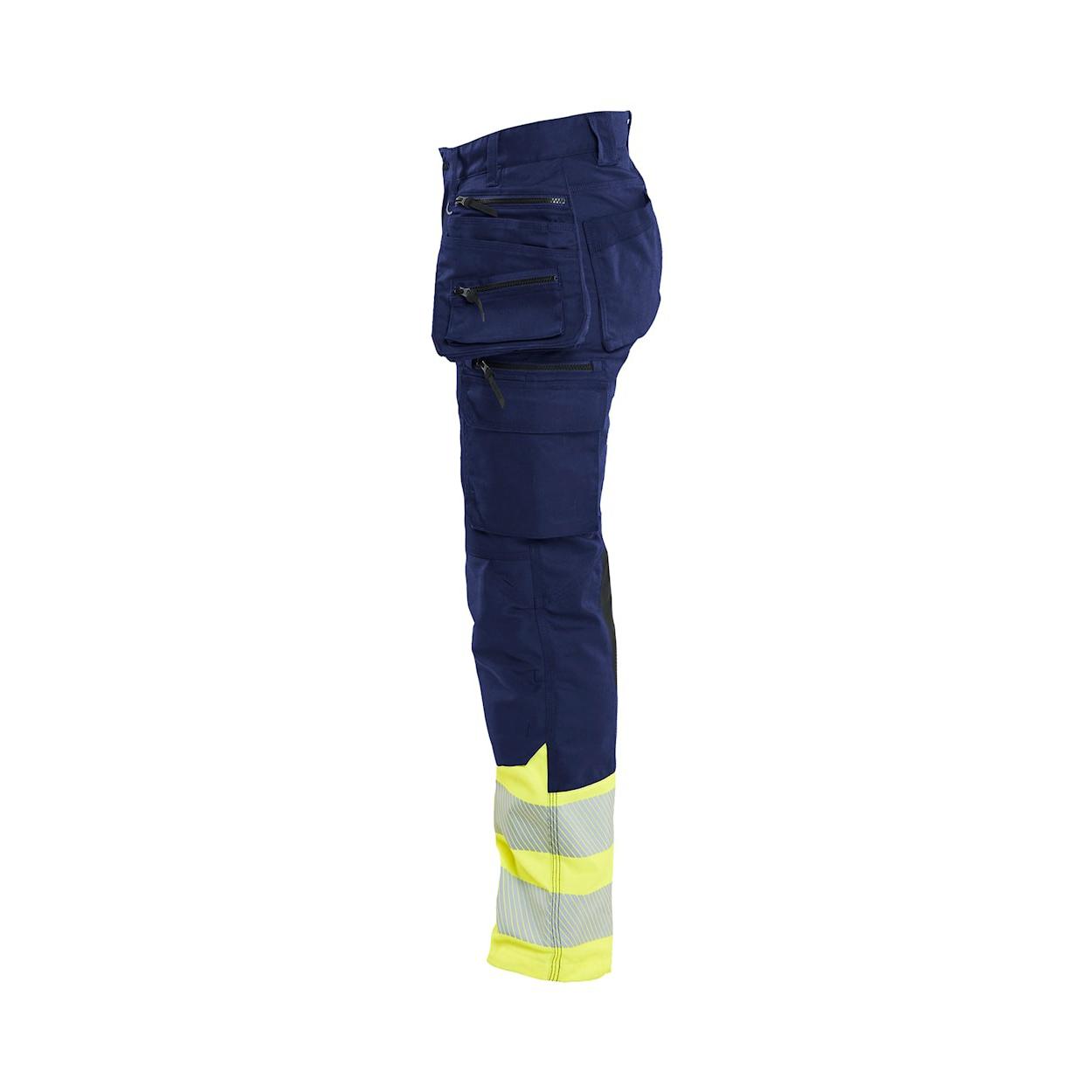 Pantaloni da Lavoro Alta Visibilit� Stretch Multitasche Blaklader Donna 703011498933C42