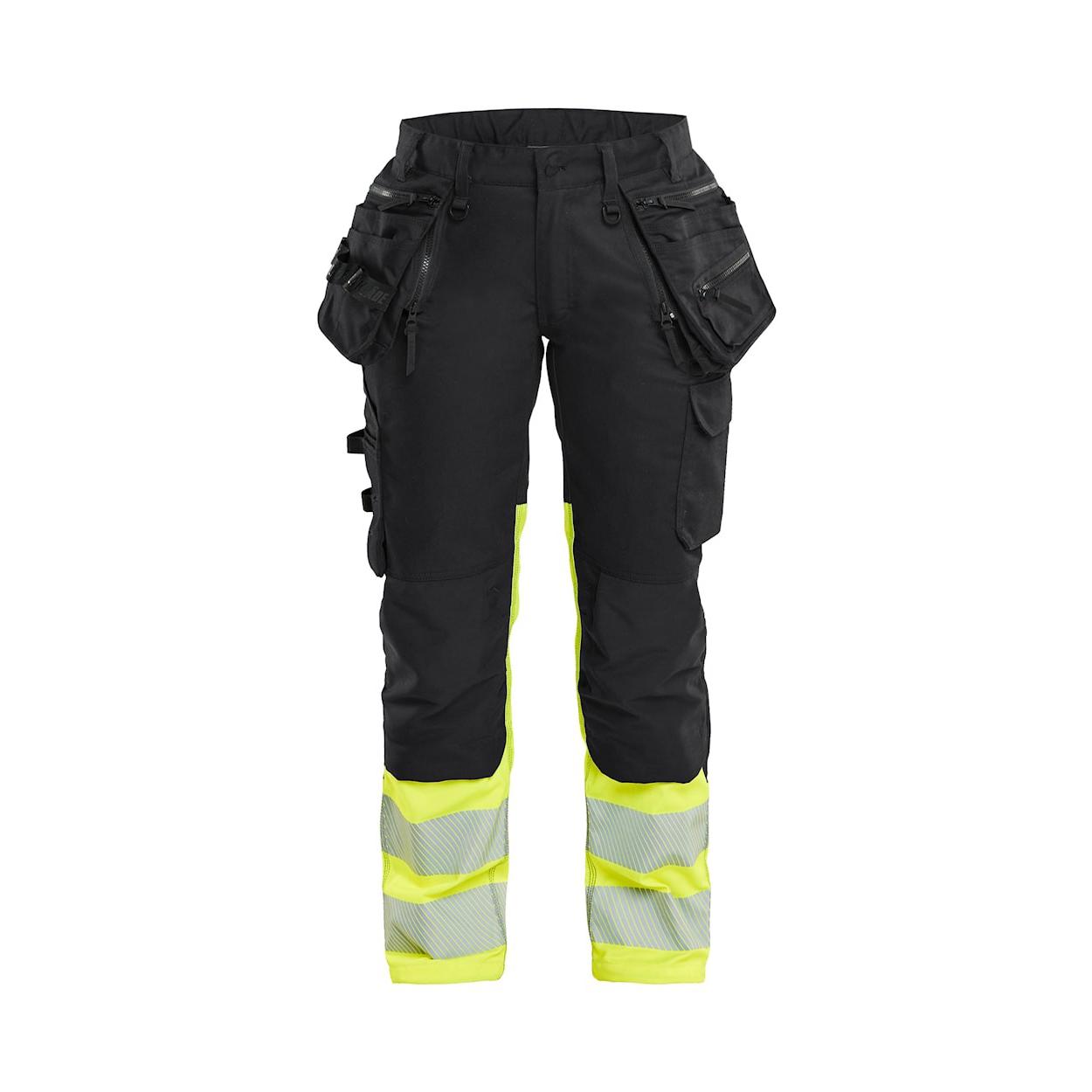 Pantaloni da Lavoro Alta Visibilit� Stretch Multitasche Blaklader Donna 703011498933C42