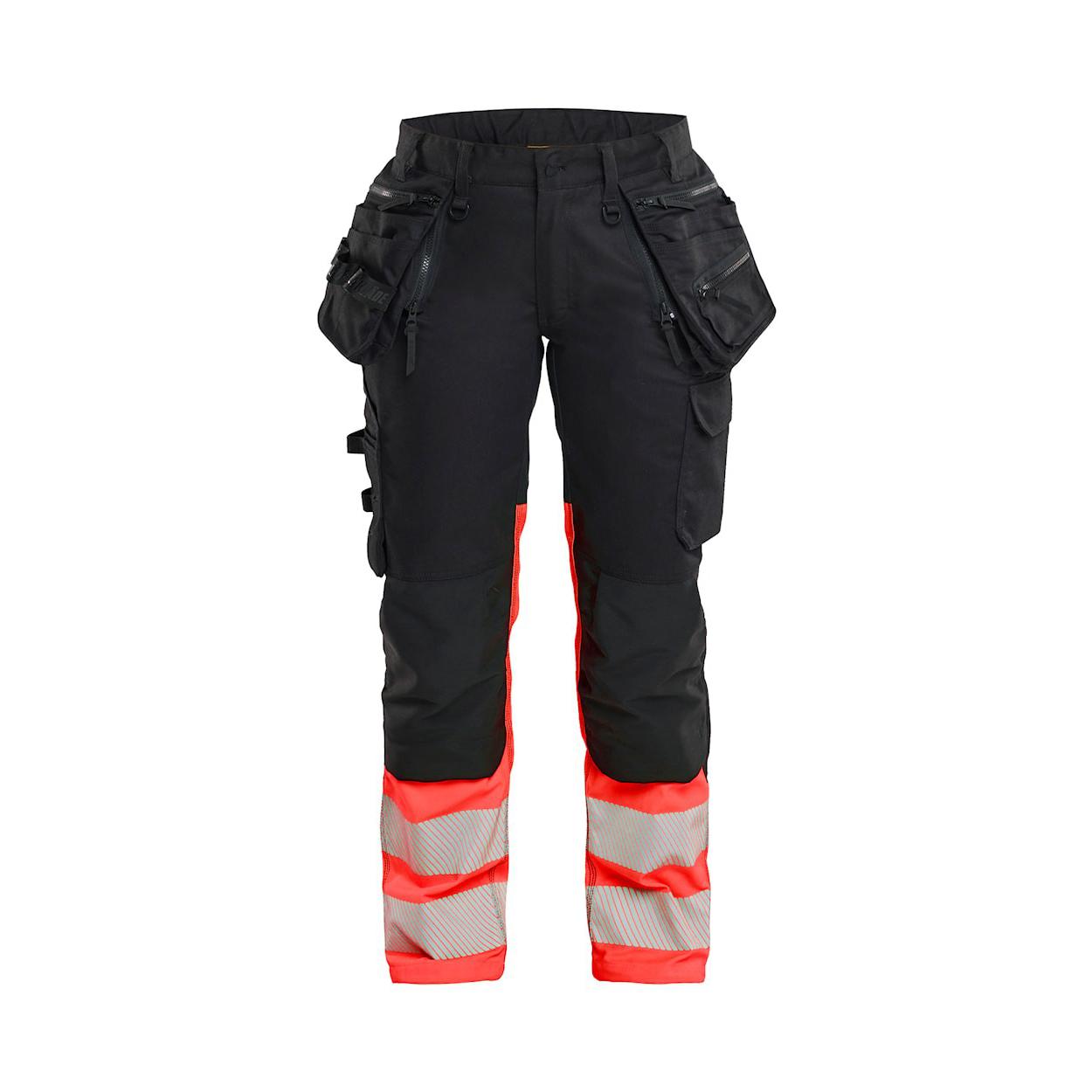 Pantaloni da Lavoro Alta Visibilit� Stretch Multitasche Blaklader Donna 703011498933C42